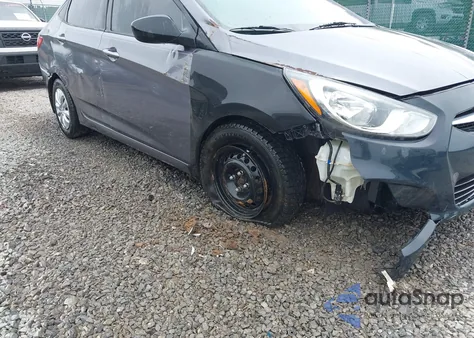 2013 Hyundai Accent Gls from USA, damaged, VIN KMHCT4AE6DU568852